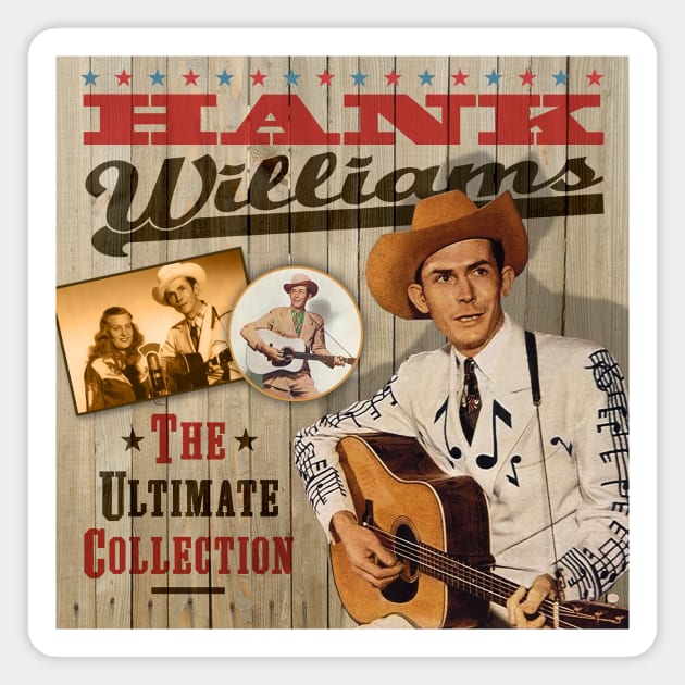 Hank Williams - The Ultimate Country Collection Magnet by PLAYDIGITAL2020